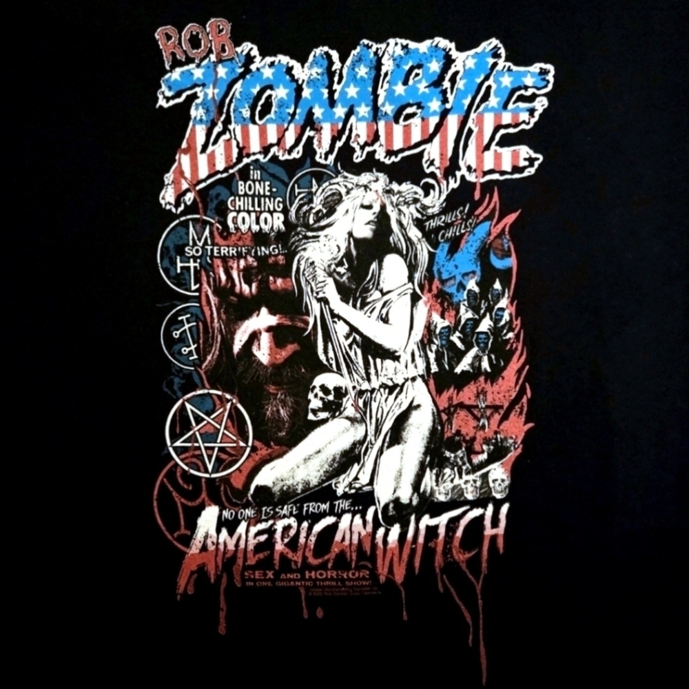 Rob Zombie American Witch Heavy Metal Shirt